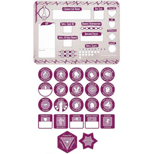 D&D: Bard Token Set (ONLINE ORDER ONLY)