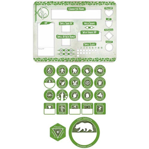 D&D: Druid Token Set (ONLINE ORDER ONLY)