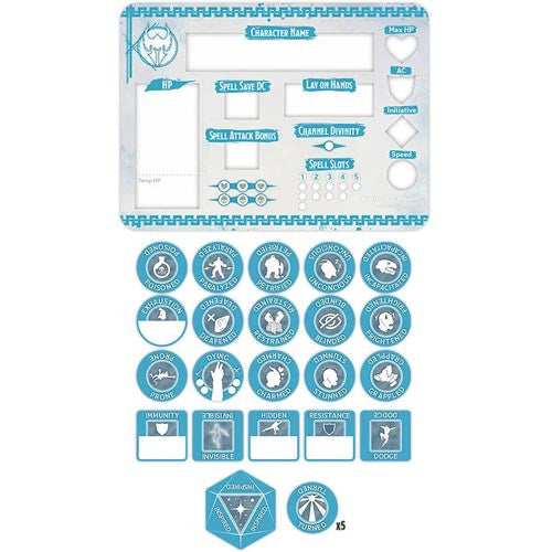 D&D: Paladin Token Set (ONLINE ORDER ONLY)