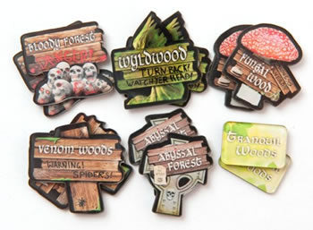 GF9GFG320 Mysterious Woods Markers by Gale Force 9 (ONLINE ORDER ONLY)