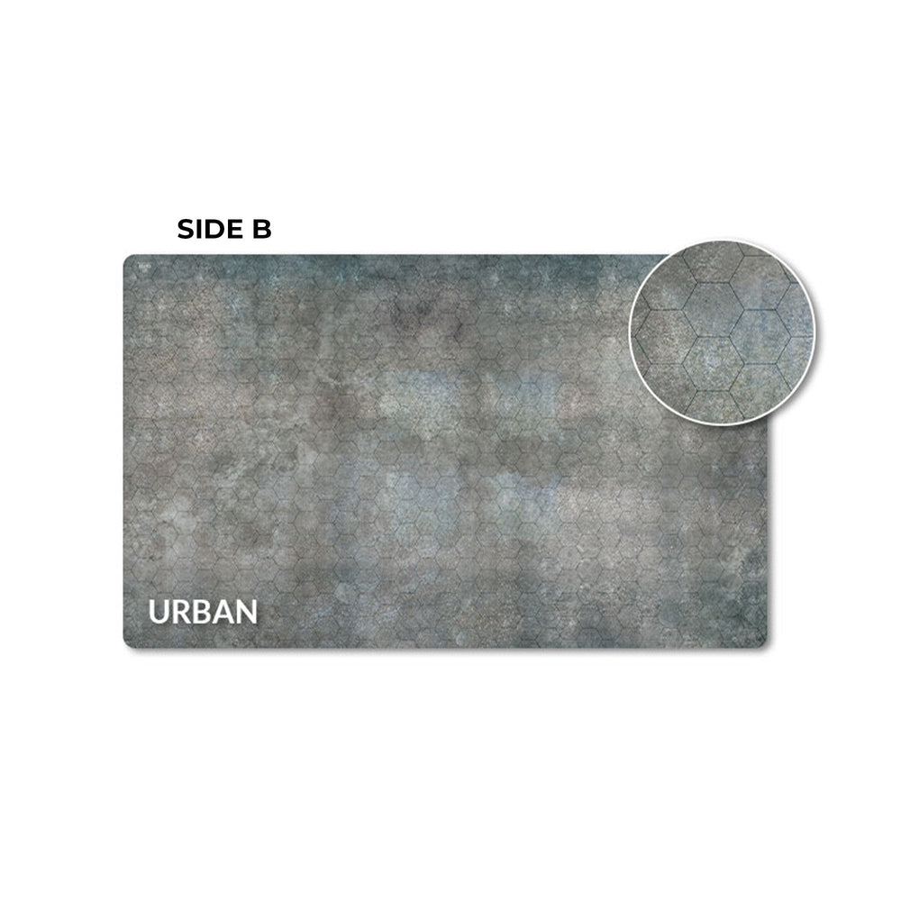 Battlefield in a Box: HexTech - Game Mat 2 - Arid/Urban