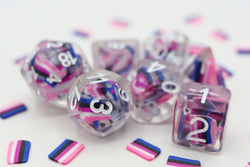 Foam Brain Games Pride Flag RPG Dice Set (ONLINE ORDER ONLY)
