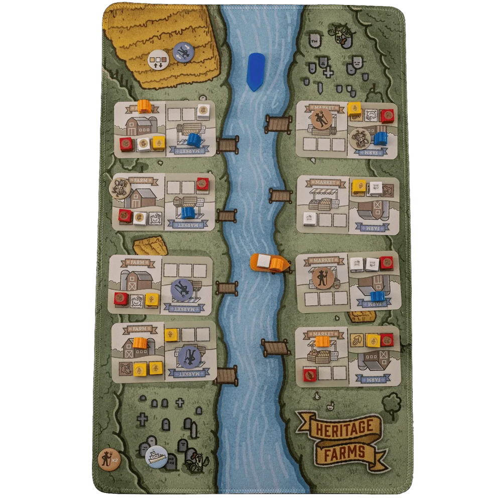 Galen's Games: Reversable Playmat - Verdant Arizona/Heritage Farms