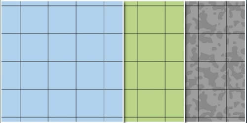 GGP1111 Gaming Paper 1in Squares Combo Pack (100 Sheets) (ONLINE ORDER ONLY)