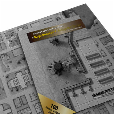 GGP6123 Mega Dungeon 4 Rooftops and Alleyways Gaming Paper Products (ONLINE ORDER ONLY)