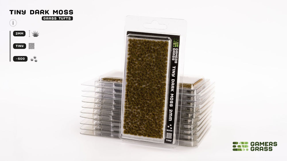 Gamers Grass | Tiny Tufts | Dark Moss