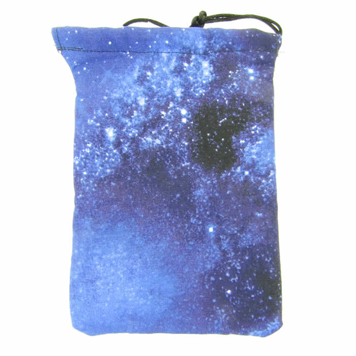 GHGCB1002 Night Sky Cotton Gamer Dice Bag (5in x 7in) Gallant Hands (ONLINE ORDER ONLY)