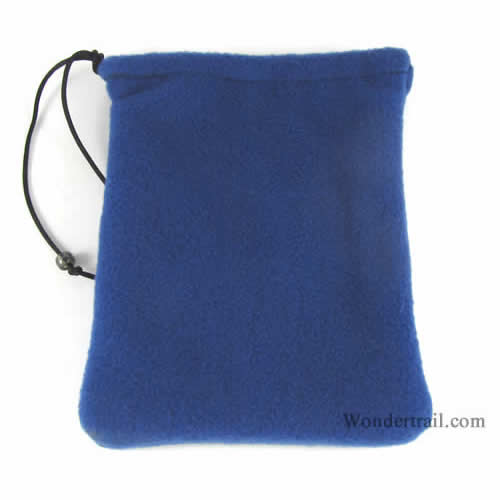 GHGFL3003 Blue Fleece 2-Pocket Gamers Dice Bag 7inx5in Drawstring (ONLINE ORDER ONLY)