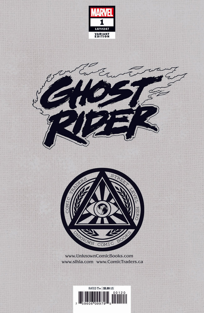 Ghost Rider 1 Unknown Comics Marco Mastrazzo Exclusive Var (02/23/2022) (Online Order Only)