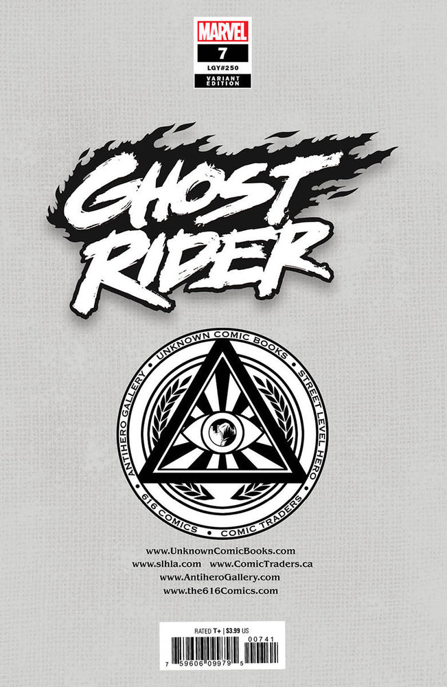 GHOST RIDER #7 UNKNOWN COMICS ALAN QUAH EXCLUSIVE VAR (10/12/2022) (Online Order Only)