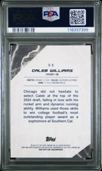 Graded 2024 Topps Resurgence Caleb Williams #C5 Conductors Rookie RC Football Card PSA 10 Gem Mint (ONLINE ORDER ONLY)