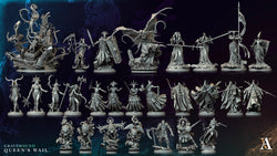 3D Printed Archvillain Games Thrynodia The Wailing Queen Gravebound Queen's Wail 28 32mm D&D (Online Only)