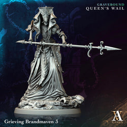 3D Printed Archvillain Games Grieving Brandmaven Gravebound Queen's Wail 28 32mm D&D (Online Only)