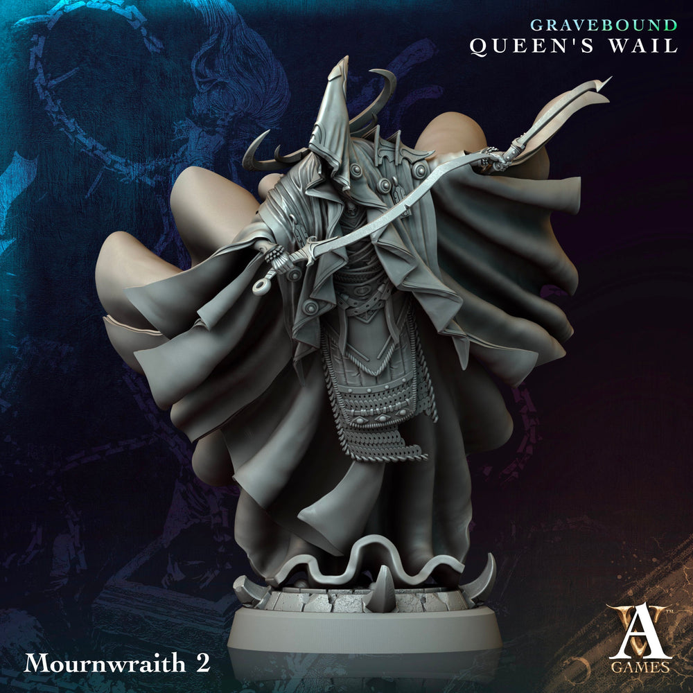 3D Printed Archvillain Games Mournwraith Gravebound Queen's Wail 28 32mm D&D (Online Only)