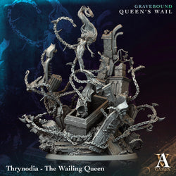 3D Printed Archvillain Games Thrynodia The Wailing Queen Gravebound Queen's Wail 28 32mm D&D (Online Only)