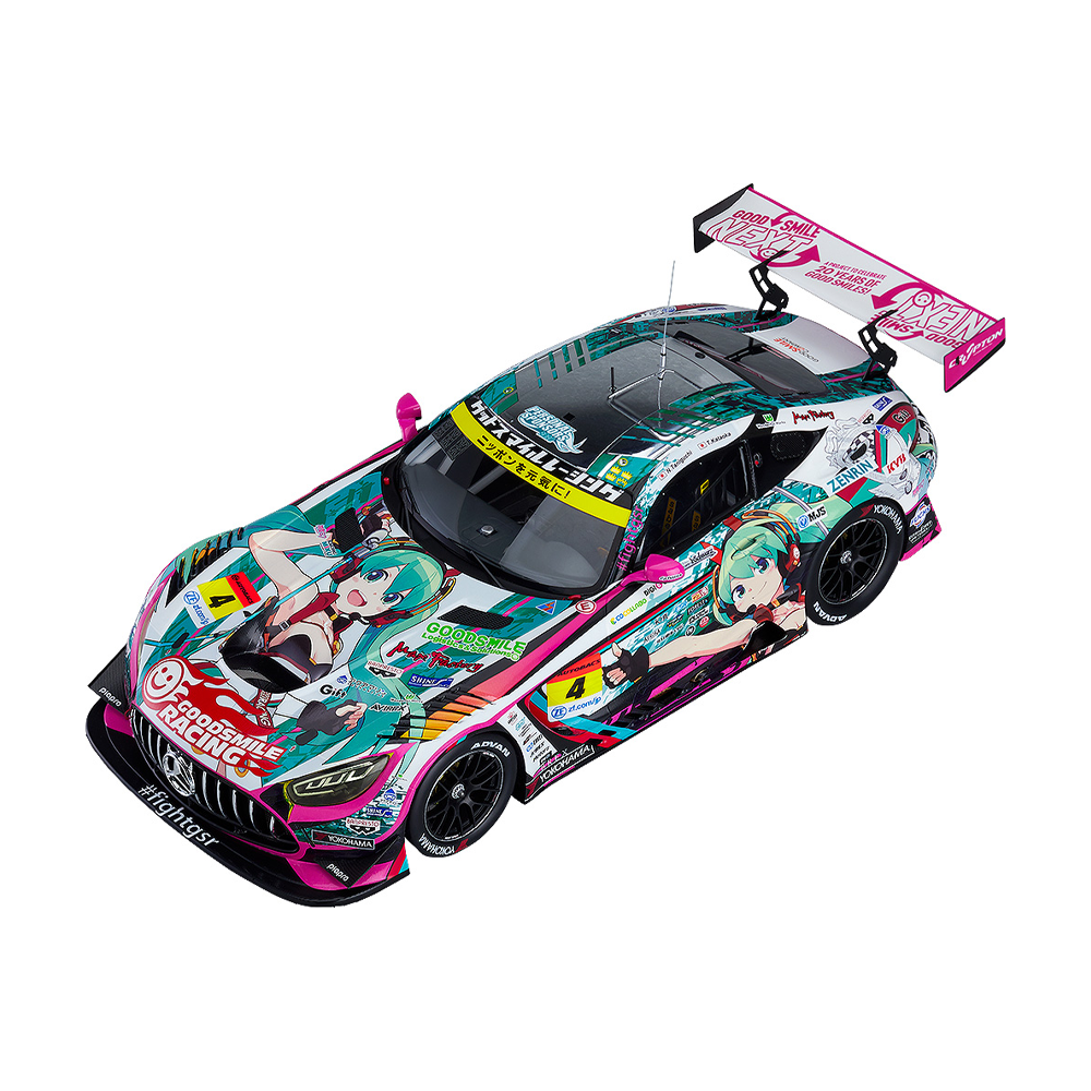 Good Smile Racing: Vocaloid - Racing Hatsune Miku AMG (2020 Super GT Okayama Test Ver.) 1/18 Scale Resin Miniature Car Figure (ONLINE ORDER ONLY)