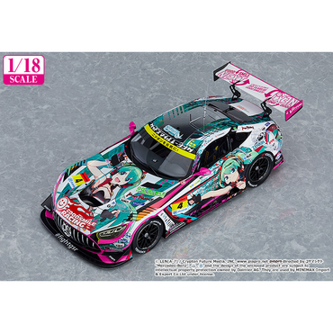 Good Smile Racing: Vocaloid - Racing Hatsune Miku AMG (2020 Super GT Okayama Test Ver.) 1/18 Scale Resin Miniature Car Figure (ONLINE ORDER ONLY)