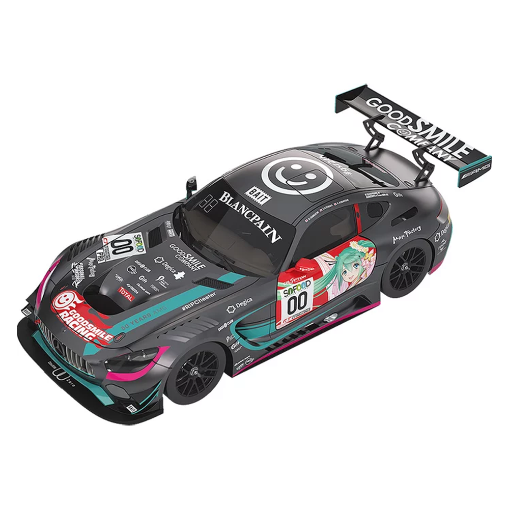 Good Smile Racing: Vocaloid - Racing Hatsune Miku AMG (2017 SPA24H Finals Ver.) 1/18 Scale Resin Miniature Car Figure (ONLINE ORDER ONLY)