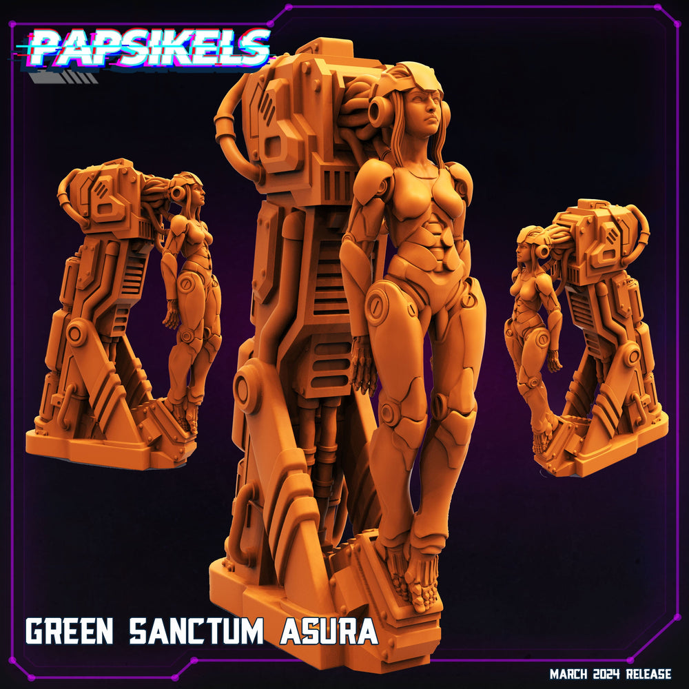 3D Printed Papsikels Green Sanctum Asura 28mm 32mm (Online Only)