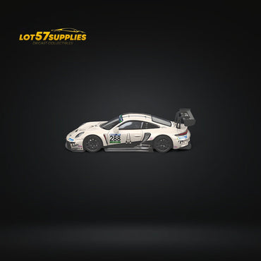 (Pre-Order) SR STAR RACE Porsche 911 GT3 Racing Milky White No.288 Racing 1:64 (ONLINE ORDER ONLY)