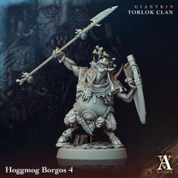 3D Printed Archvillain Games Giantkin - Torlok Clan Hoggmog Borgos 28 32mm D&D (Online Only)