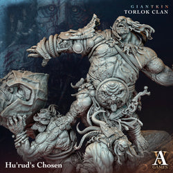3D Printed Archvillain Games Giantkin - Torlok Clan Hu'rud's Chosen 28 32mm D&D (Online Only)