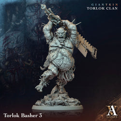 3D Printed Archvillain Games Giantkin - Torlok Clan Torlok Basher 28 32mm D&D (Online Only)