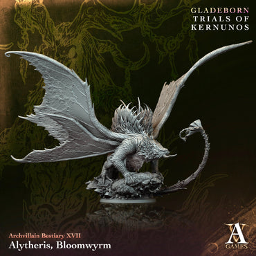 3D Printed Archvillain Games Alytheris Bloomwyrm Bestiary Vol. XVII 28 32mm D&D (Online Only)