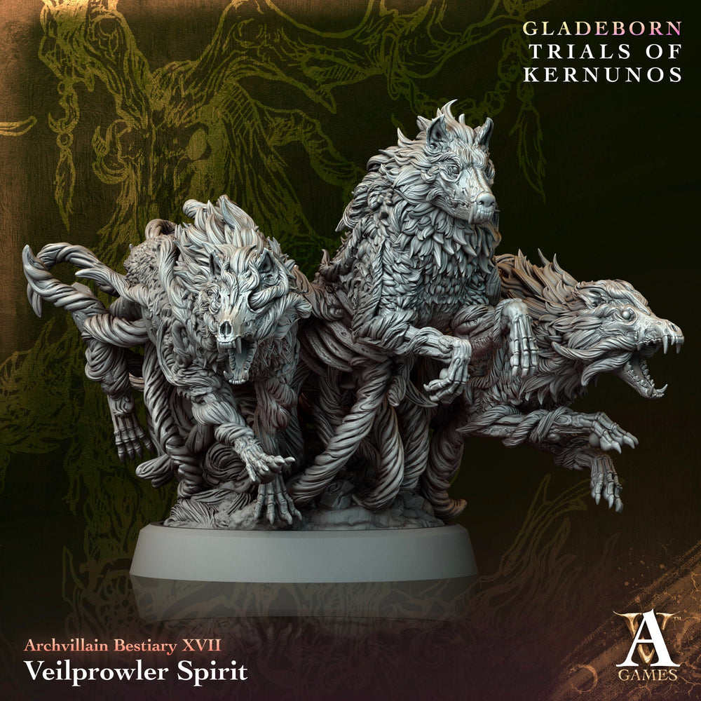 3D Printed Archvillain Games Veilprowler Spirit Bestiary Vol. XVII 28 32mm D&D (Online Only)