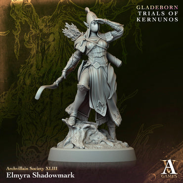 3D Printed Archvillain Games Elmyra Shadowmark Society Vol. XLIII 28 32mm D&D (Online Only)