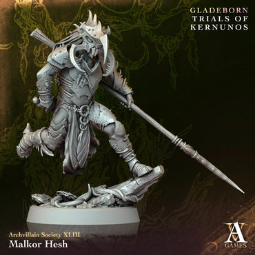 3D Printed Archvillain Games Malkor Hesh Society Vol. XLIII 28 32mm D&D (Online Only)