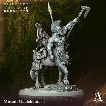 3D Printed Archvillain Games Miranil Gladehunter Gladeborn - Trials of Kernunos 28 32mm D&D (Online Only)