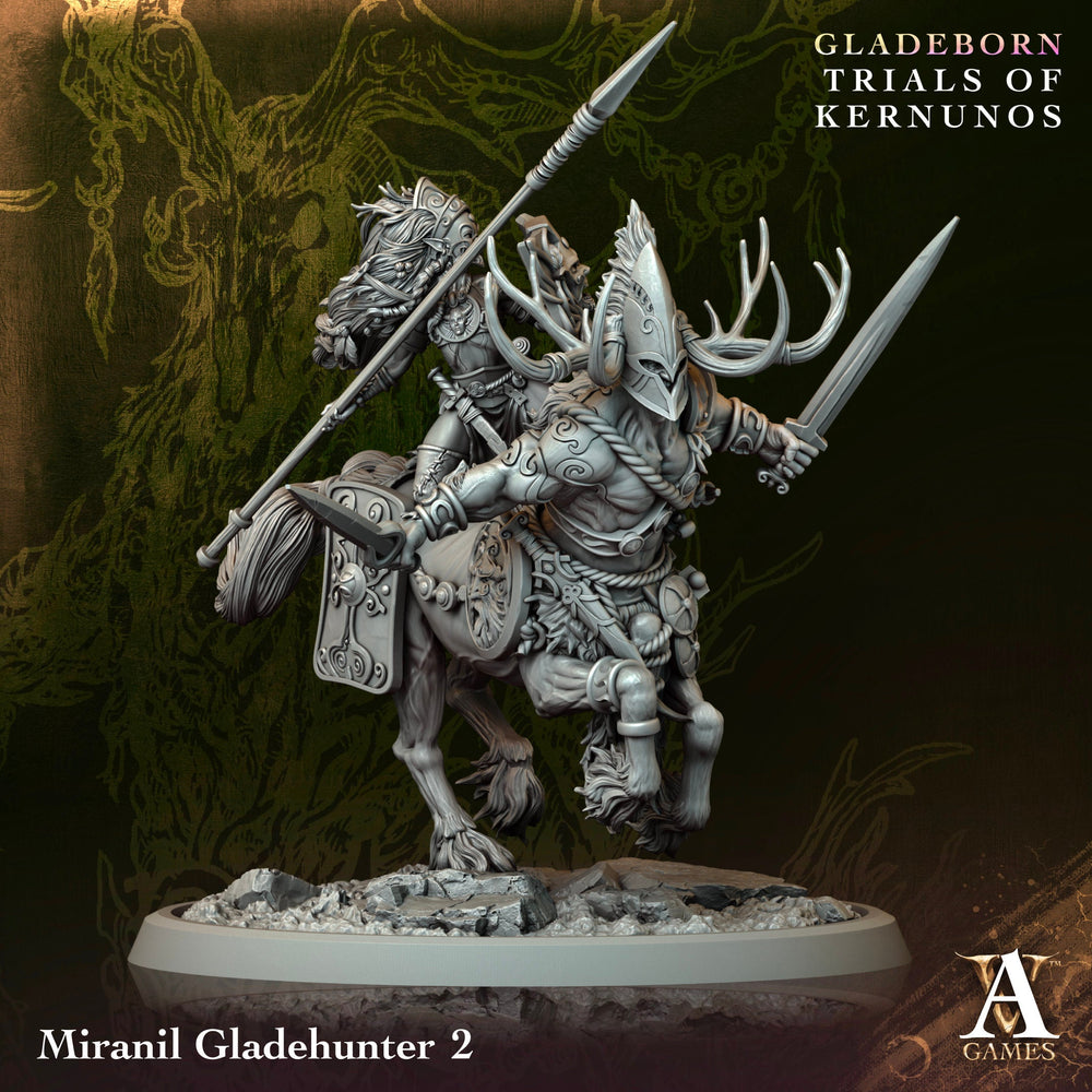3D Printed Archvillain Games Miranil Gladehunter Gladeborn - Trials of Kernunos 28 32mm D&D (Online Only)