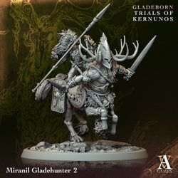3D Printed Archvillain Games Miranil Gladehunter Gladeborn - Trials of Kernunos 28 32mm D&D (Online Only)