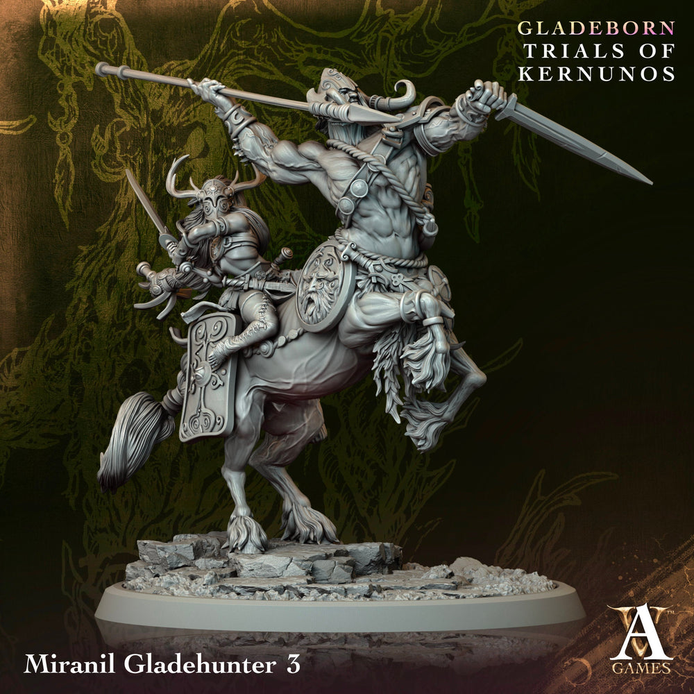 3D Printed Archvillain Games Miranil Gladehunter Gladeborn - Trials of Kernunos 28 32mm D&D (Online Only)