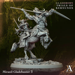 3D Printed Archvillain Games Miranil Gladehunter Gladeborn - Trials of Kernunos 28 32mm D&D (Online Only)