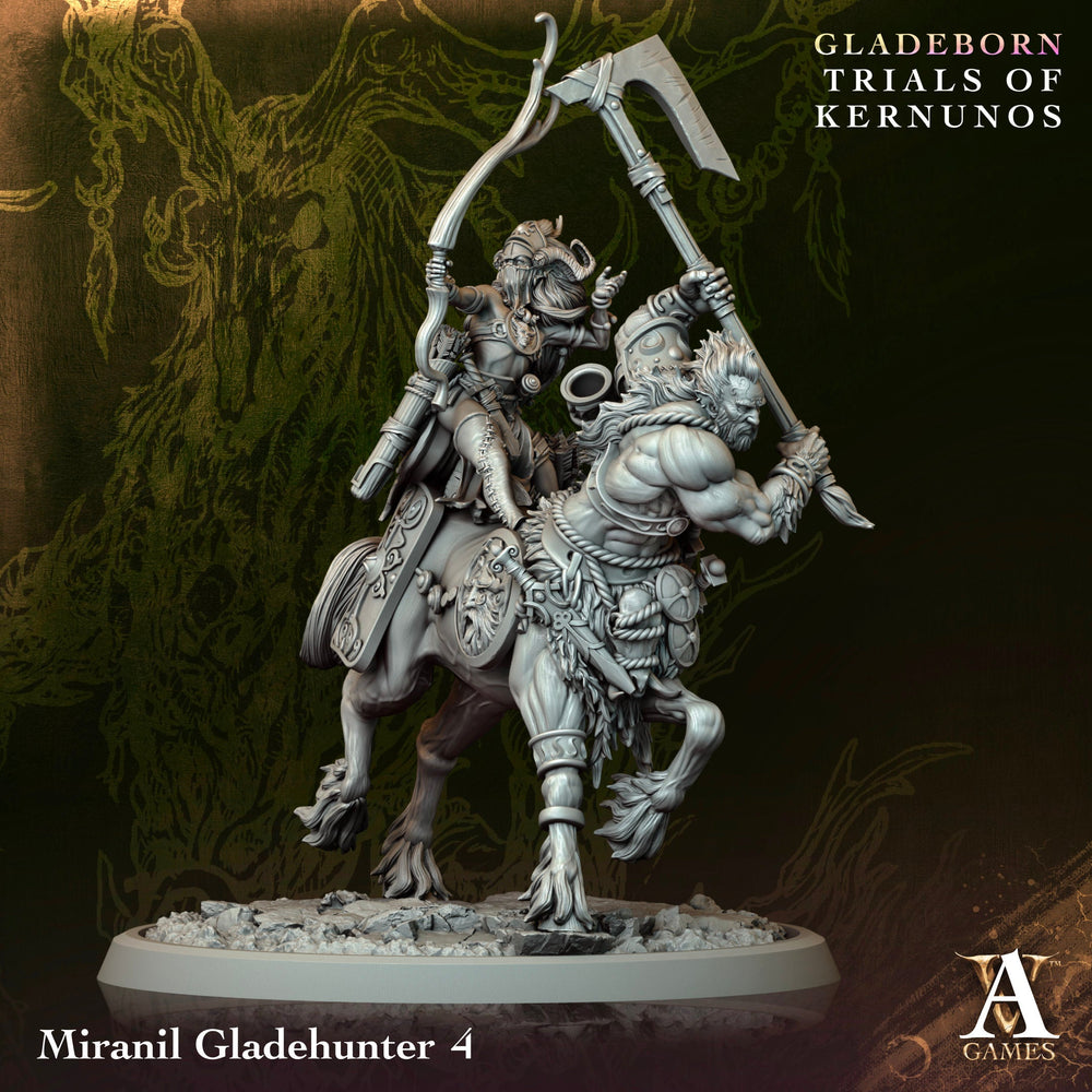 3D Printed Archvillain Games Miranil Gladehunter Gladeborn - Trials of Kernunos 28 32mm D&D (Online Only)