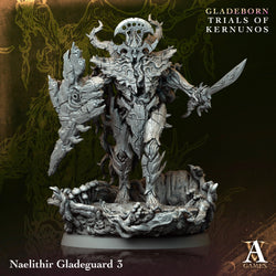3D Printed Archvillain Naelithir Gladeguard Gladeborn - Trials of Kernunos 28 32mm D&D (Online Only)