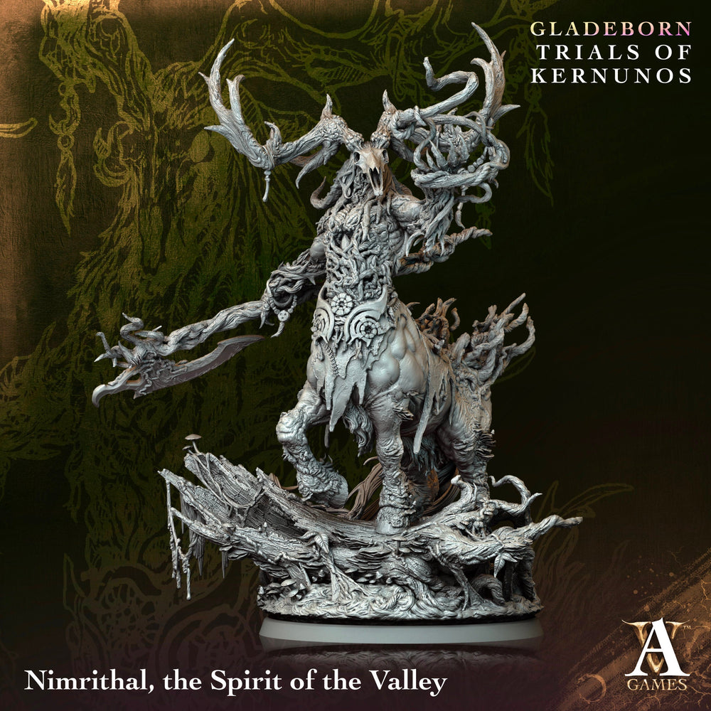 3D Printed Archvillain Games Nimrithal - The Spirit of the Valley Gladeborn - Trials of Kernunos 28 32mm D&D (Online Only)