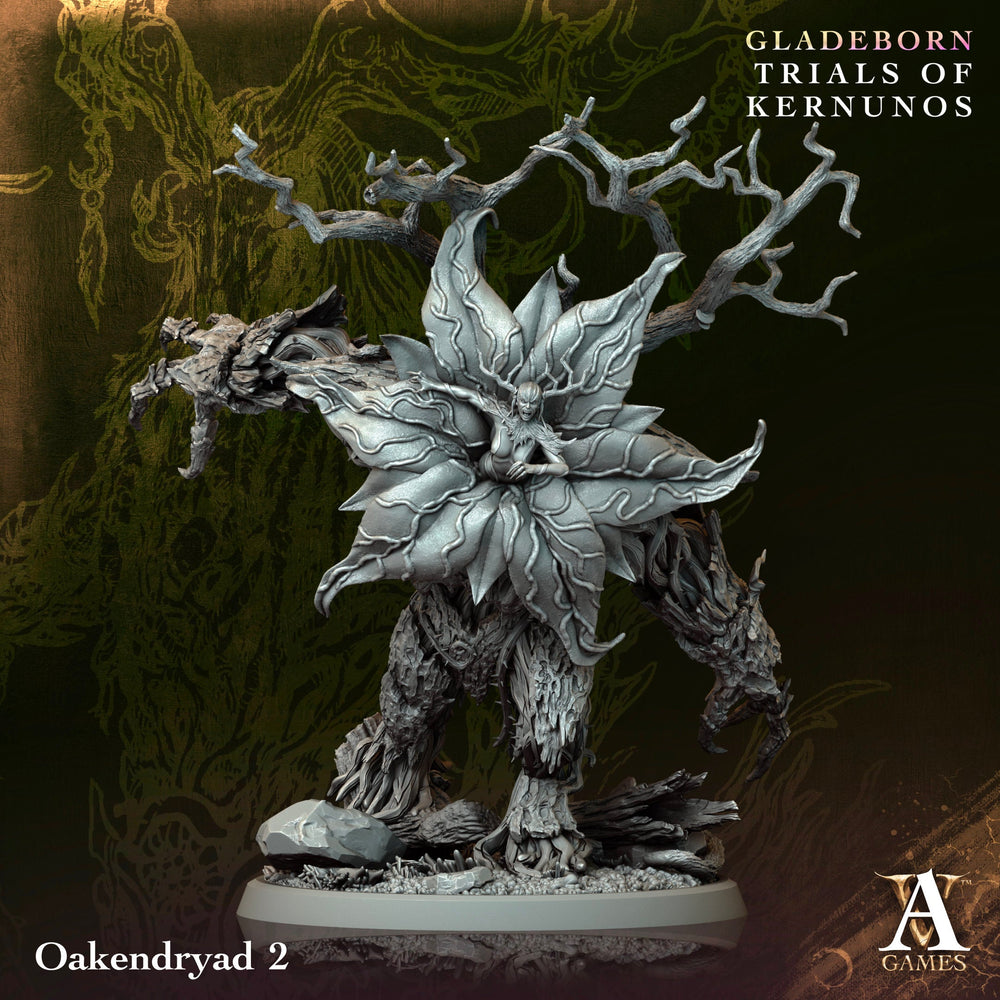 3D Printed Archvillain Games Oakendryad Gladeborn - Trials of Kernunos 28 32mm D&D (Online Only)