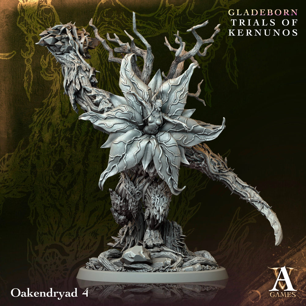 3D Printed Archvillain Games Oakendryad Gladeborn - Trials of Kernunos 28 32mm D&D (Online Only)