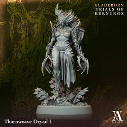 3D Printed Archvillain Games Thornweave Dryad Gladeborn - Trials of Kernunos 28 32mm D&D (Online Only)