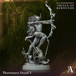 3D Printed Archvillain Games Thornweave Dryad Gladeborn - Trials of Kernunos 28 32mm D&D (Online Only)