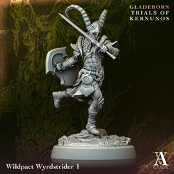 3D Printed Archvillain Games Wildpact Wyrdstrider Gladeborn - Trials of Kernunos 28 32mm D&D (Online Only)