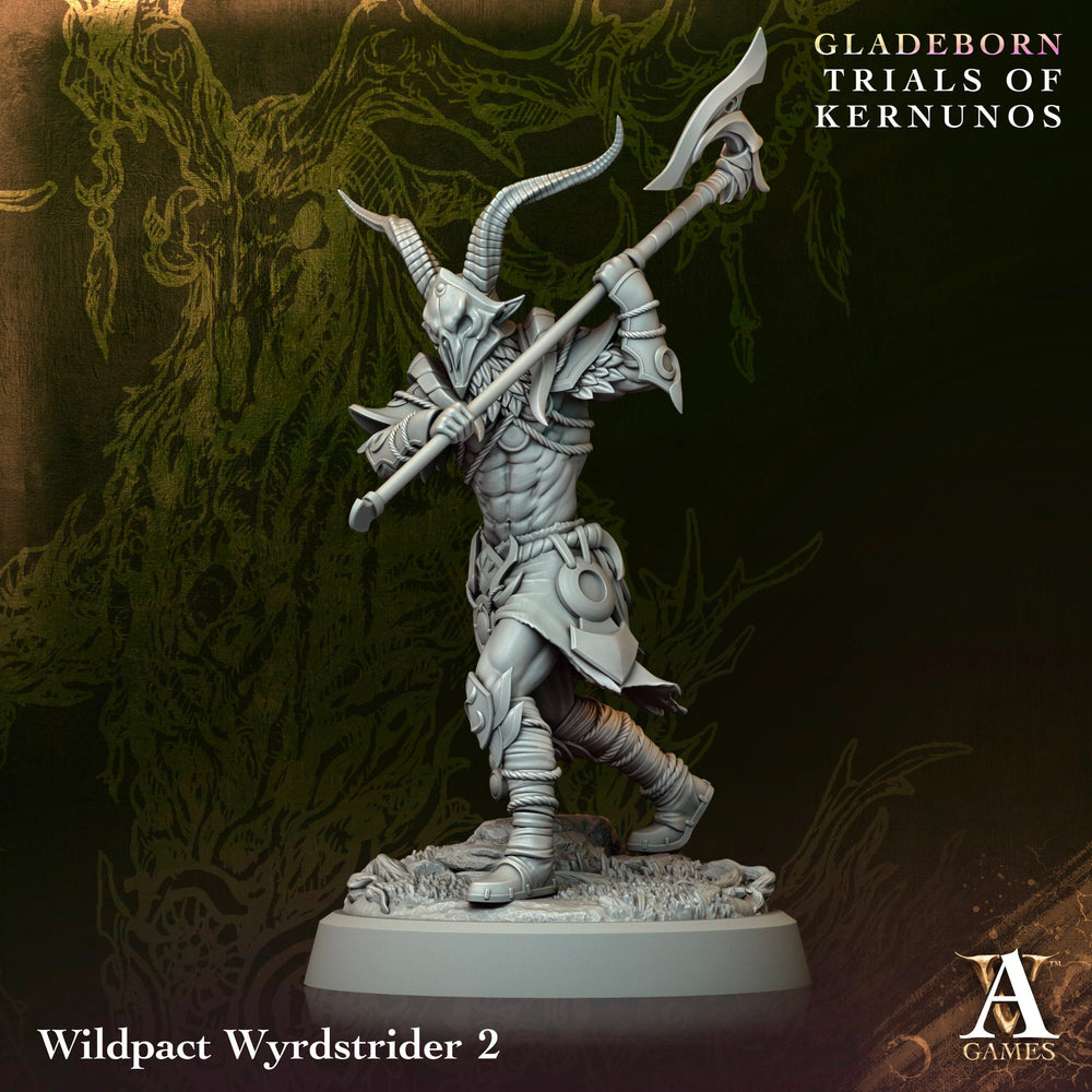 3D Printed Archvillain Games Wildpact Wyrdstrider Gladeborn - Trials of Kernunos 28 32mm D&D (Online Only)