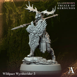 3D Printed Archvillain Games Wildpact Wyrdstrider Gladeborn - Trials of Kernunos 28 32mm D&D (Online Only)