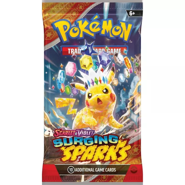 Pokemon Surging Sparks Booster Pack | New (ONLINE ORDER ONLY)