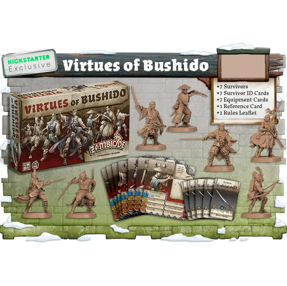 Zombicide: White Death Virtues of Bushido - Kickstarter Exclusive (ONLINE ORDER ONLY)
