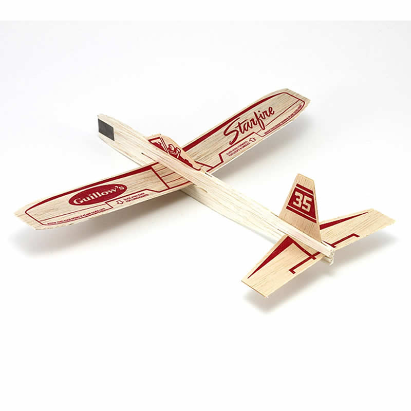 GUI0035 Starfire Balsa Wood Glider Guillow (ONLINE ORDER ONLY)