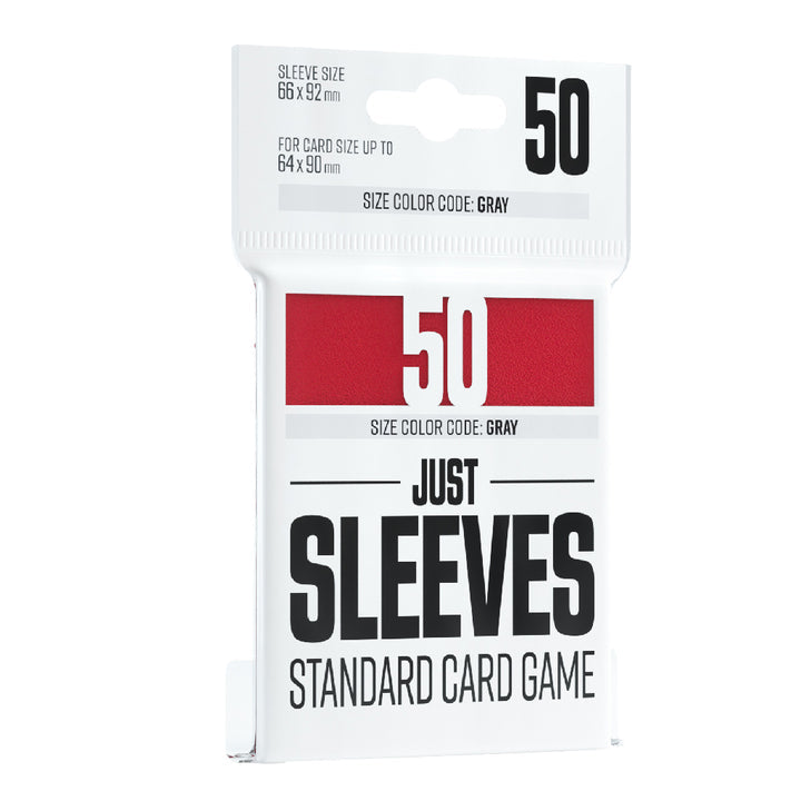 Just Sleeves- Standard size Red